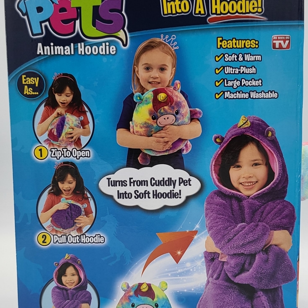 Unicorn Huggle Pets - The pet that turns to hoodie! - Picture 4 of 4